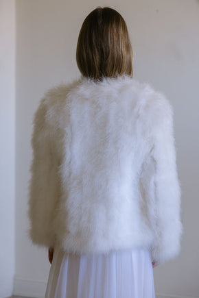 Vintage 1960s Neiman Marcus Marabou coat
