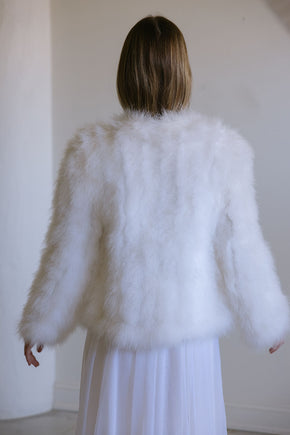 Vintage 1960s Neiman Marcus Marabou coat