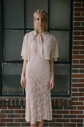 1930s lace bed jacket
