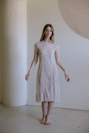 1920s net & Burrato Lace dress