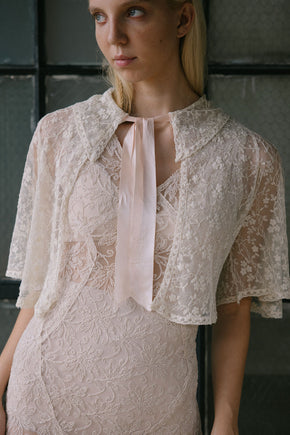 1930s lace bed jacket