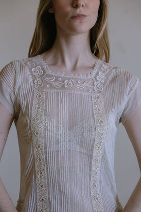 1920s net & Burrato Lace dress