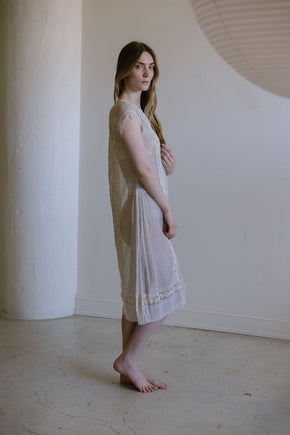 1920s net & Burrato Lace dress