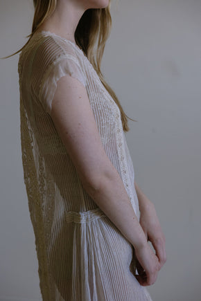 1920s net & Burrato Lace dress