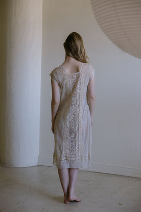 1920s net & Burrato Lace dress