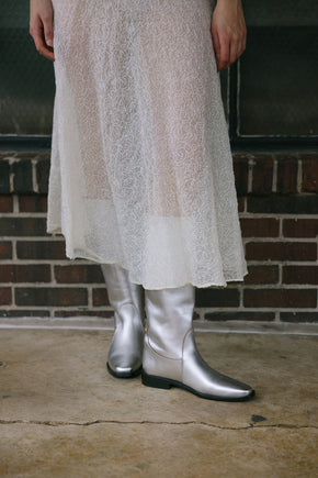 1930s green organza soutache dress