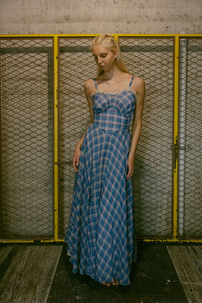 1930s picnic puff sleeve gown set