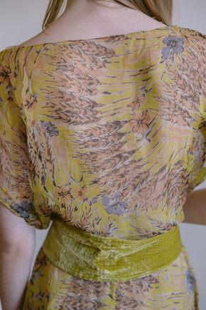 Vintage Lucie Ann blue marabou Feather Robe