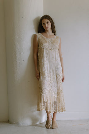 1920s lace & tulle gown