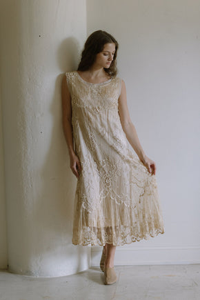 1920s lace & tulle gown