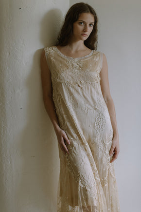 1920s lace & tulle gown