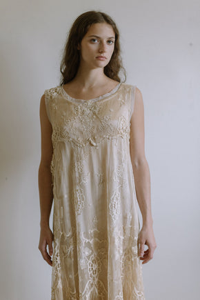 1920s lace & tulle gown
