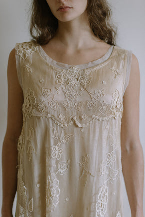 1920s lace & tulle gown