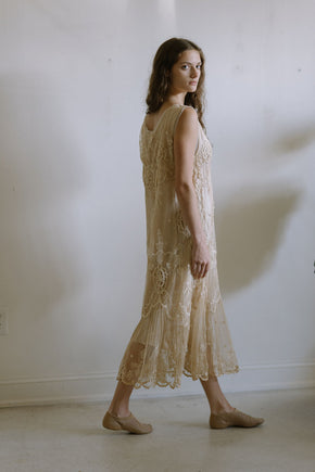1920s lace & tulle gown