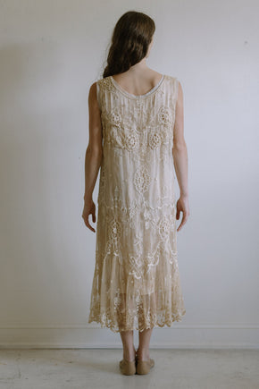 1920s lace & tulle gown