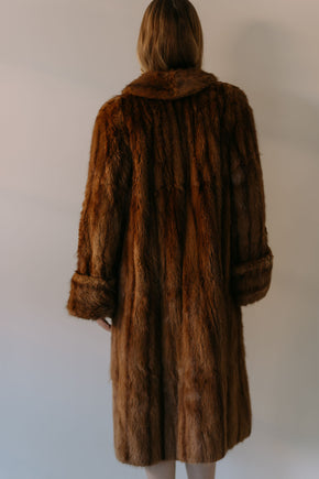 1930s Art Deco mink coat