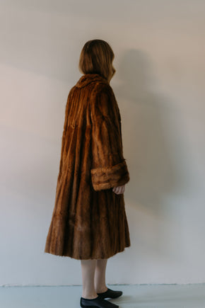 1930s Art Deco mink coat