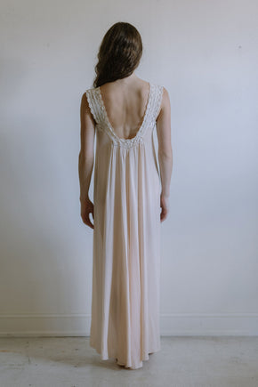 1920s pastel silk nightgown