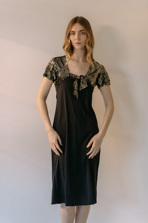 1930s gelatin sequin shrug