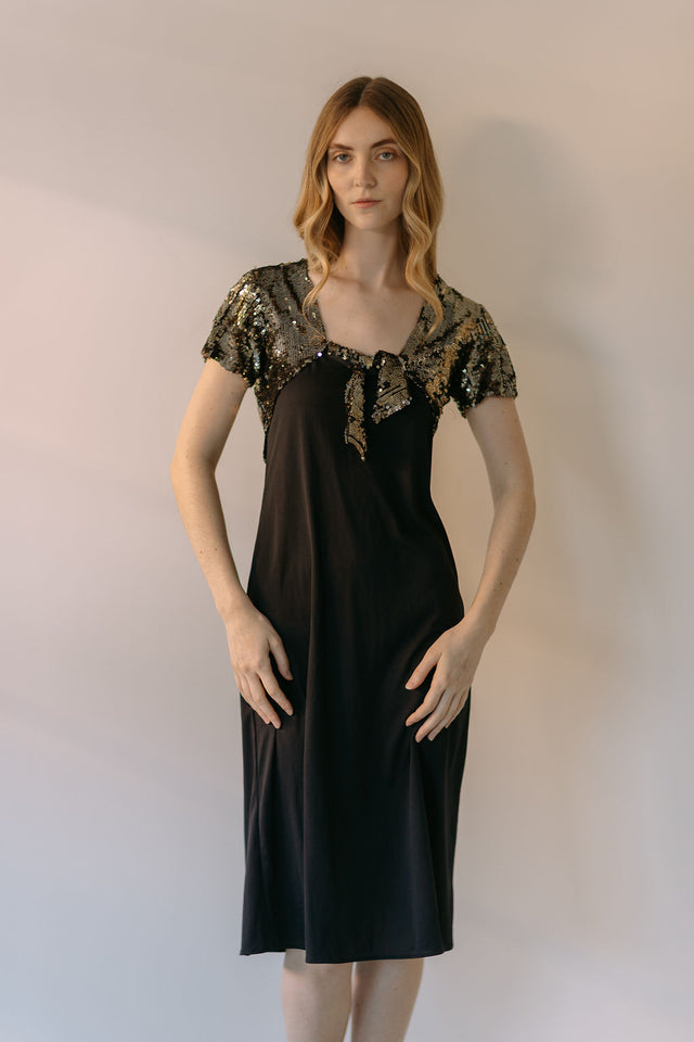 1930s gelatin sequin shrug