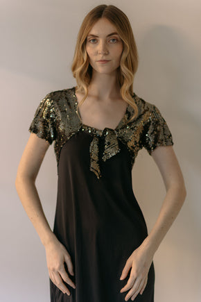 1930s gelatin sequin shrug