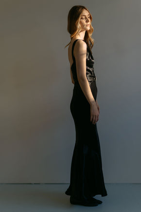 Early 1930s NRA Label silk satin gown