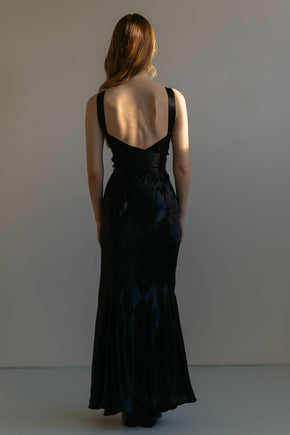 Early 1930s NRA Label silk satin gown