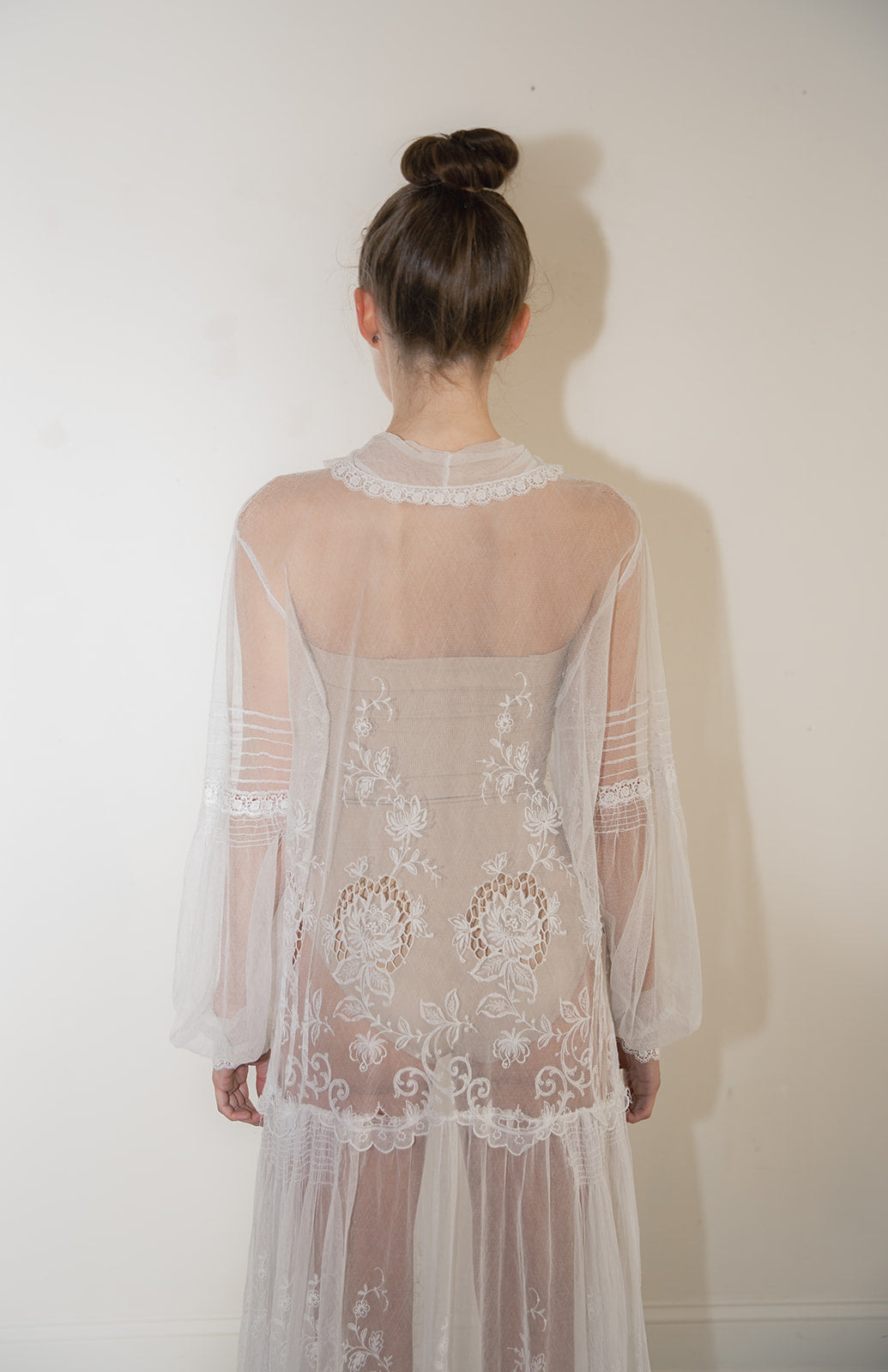 Vintage net lace dress