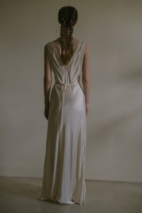 1930s silk charmeuse nightgown