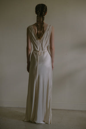 1930s silk charmeuse nightgown