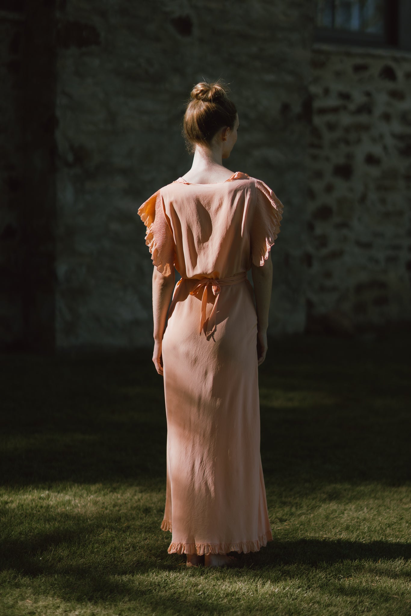 Art deco silk nightgown