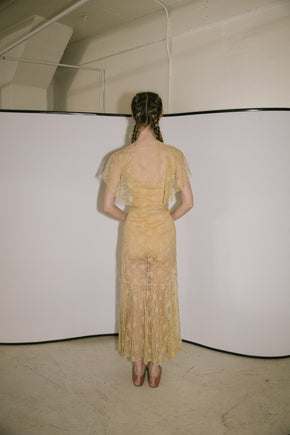 1930s lace robe