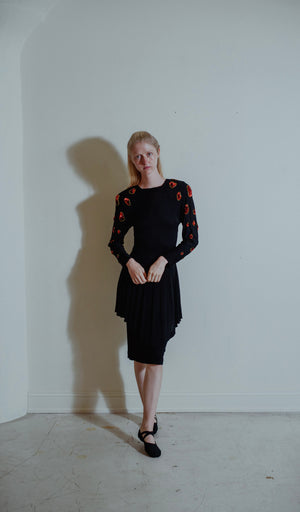 1980s Jean Varon Rayon dress