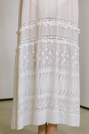 1910s Edwardian lawn gown