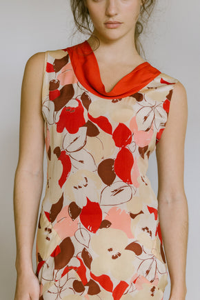 1930s silk crepe dress set