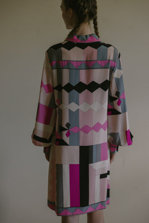 Vintage 1960s Pucci silk crepe dress, Italy