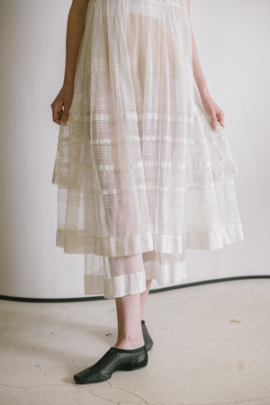 1913 soutache tulle appliqué dress