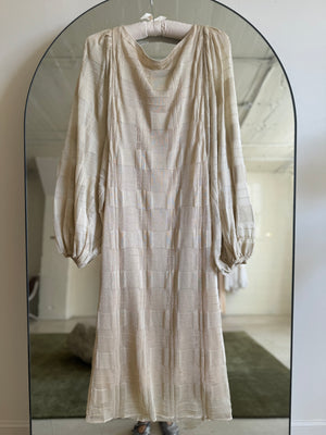 Vintage YSL silk shift dress