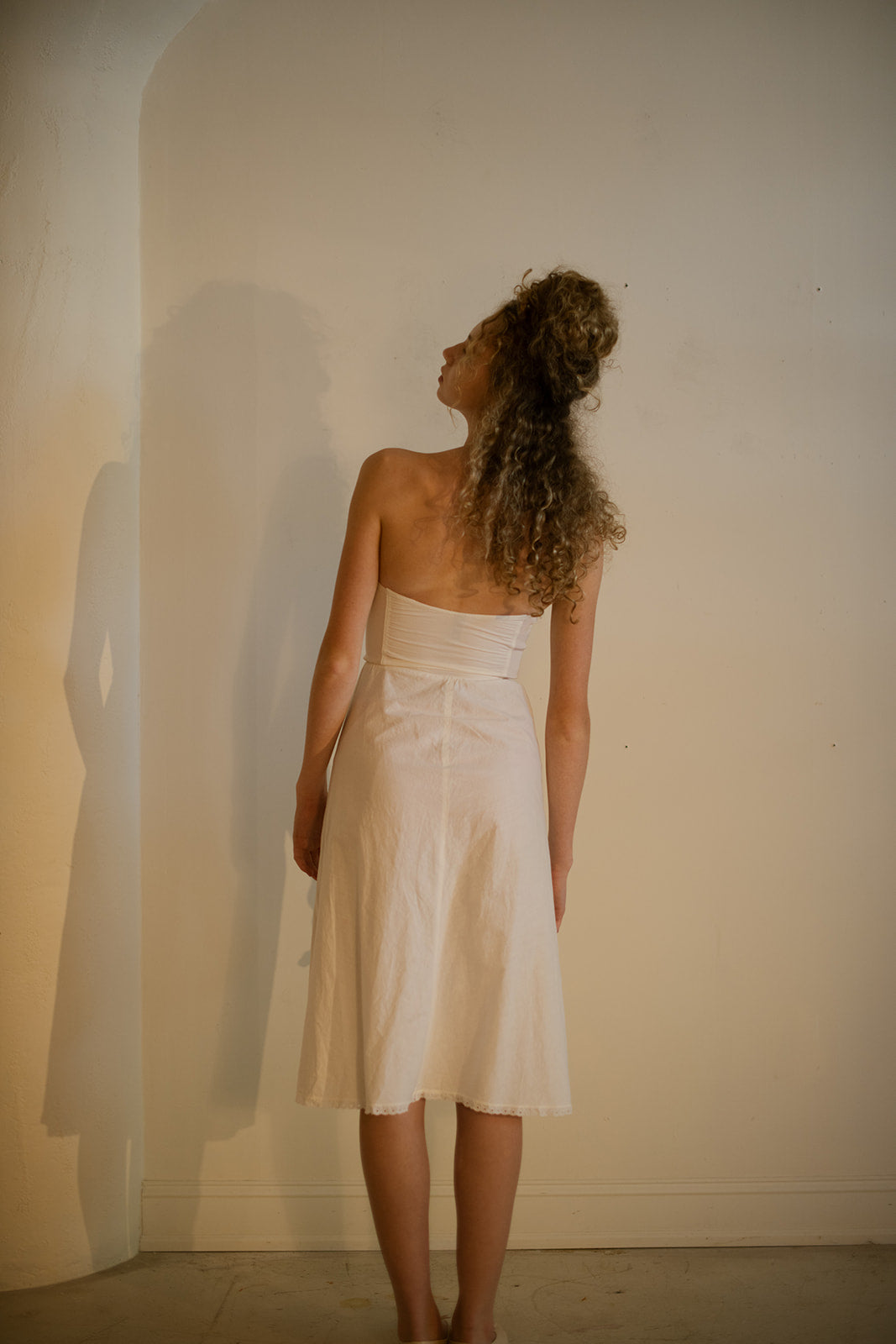 1940s bustier lingerie underdress