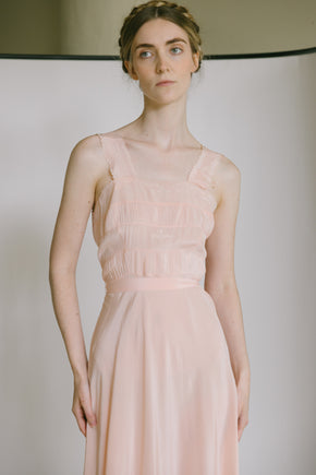 1930s silk nightgown, France