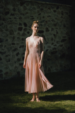 Vanity fair 1940s pink peignoir set