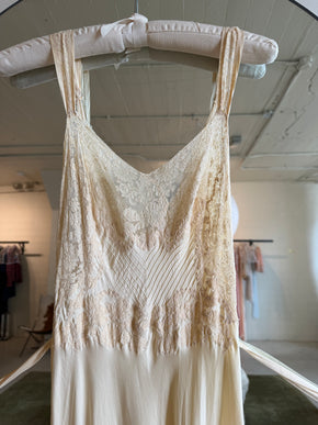1930s bridal trousseau lingerie gown