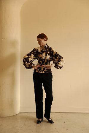 1970s Jean Varon blouse
