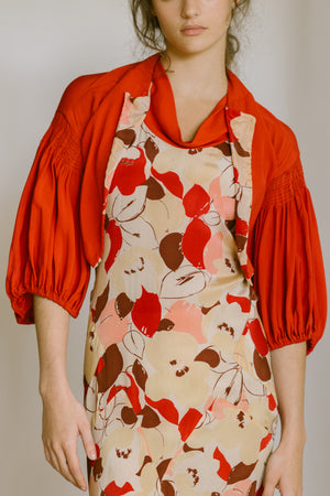 1930s silk crepe dress set