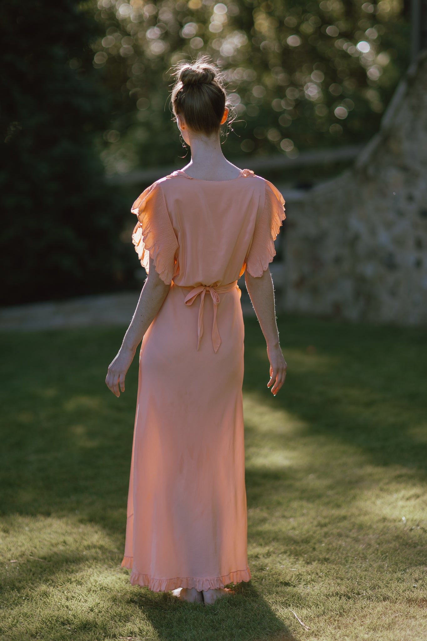 Art deco silk nightgown