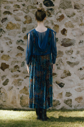 1922 cut velvet afternoon dress