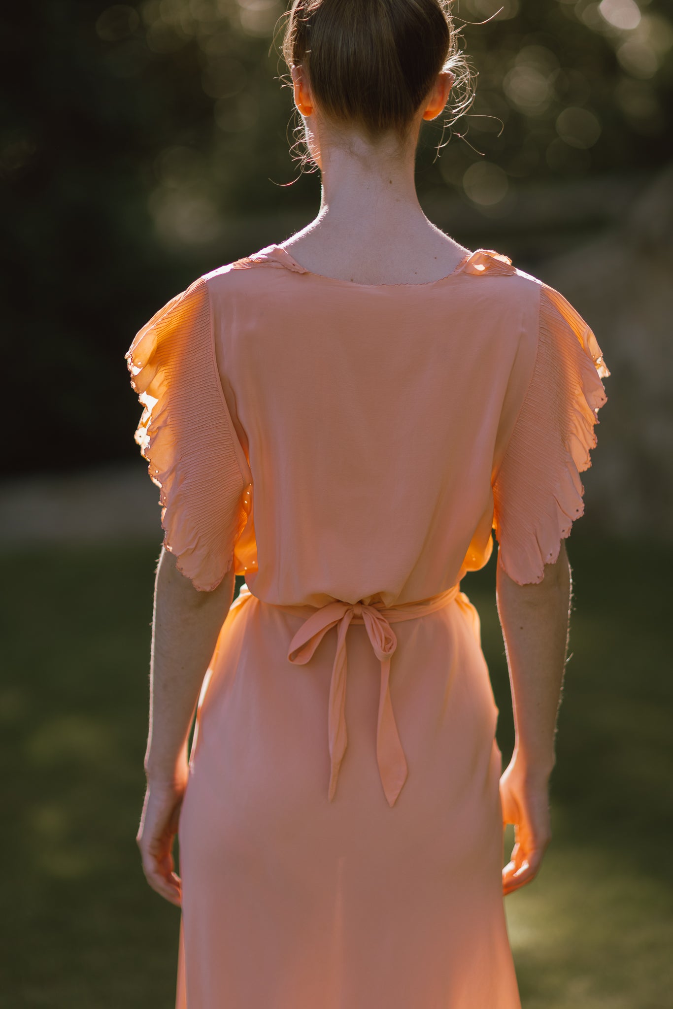 Art deco silk nightgown