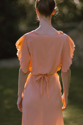 Art deco silk nightgown