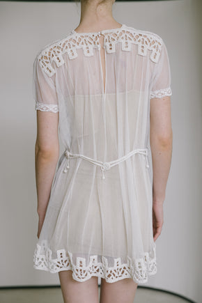 1900s French net tunic