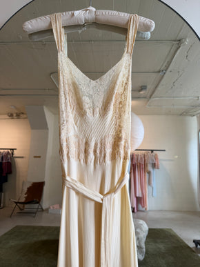 1930s bridal trousseau lingerie gown